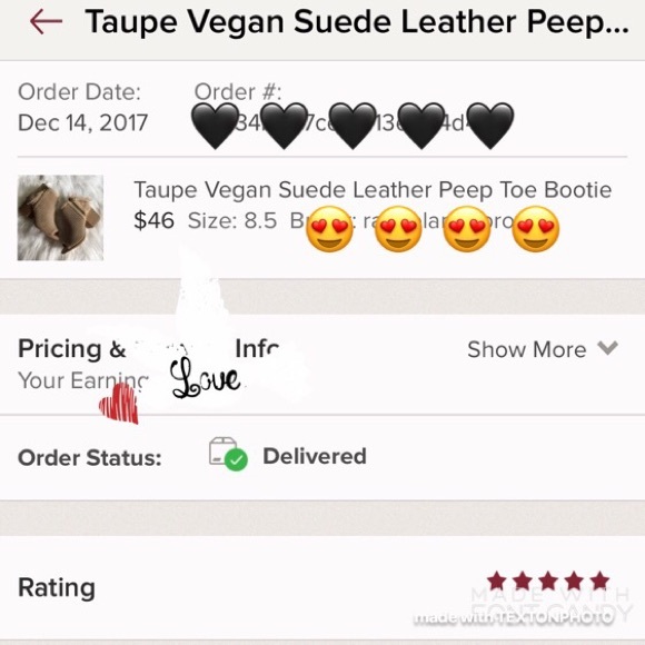 Taupe Vegan Suede Leather Peep Toe Bootie - Picture 6 of 6